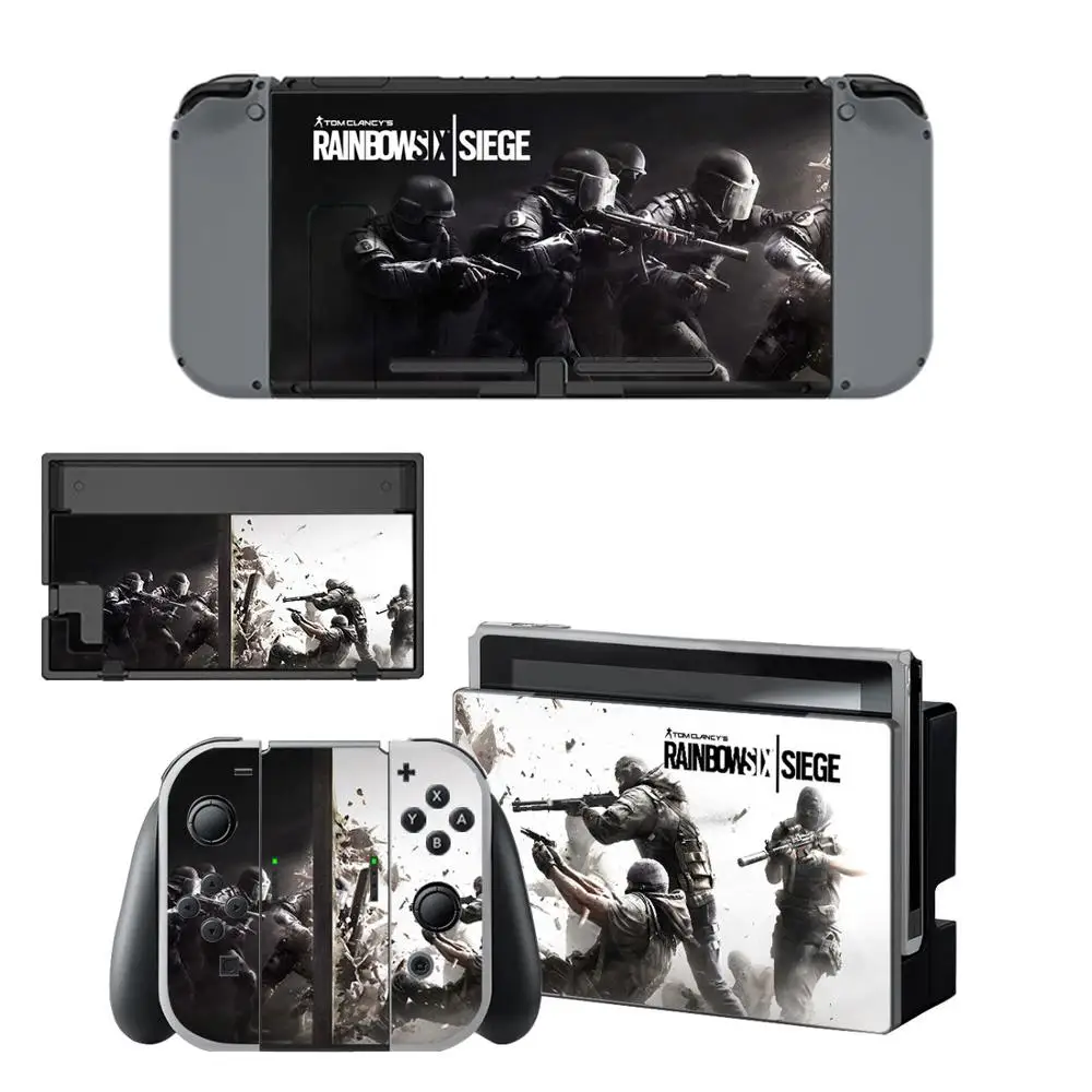 

Rainbow Six Nintend Switch Sticker Nintendoswitch skin for Nintendo Switch Full Set Faceplate Stickers Console Joy-Con Dock