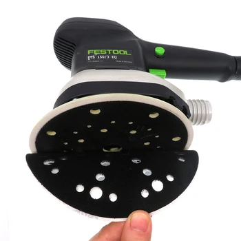 

Black 6 Inch 48 Hole Round Sandpaper Discs Dust-Free Woods Sanding Pad Tool Sale