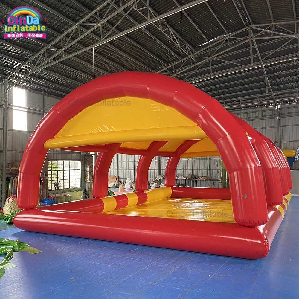 

12m Commercial Pool Tent 0.6mm PVC Inflatable Swimming Pool With Tent