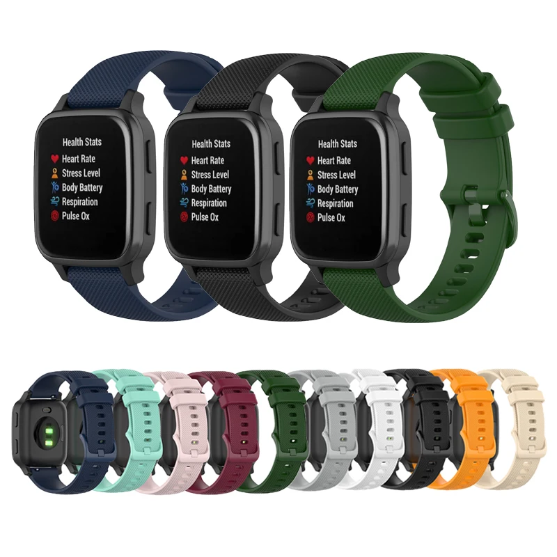 

Мягкий силиконовый ремешок для vivoactive 3 sport Смарт-часы с заменой ремешка, 20 мм, браслет для музыкального ремешка vivoactive3