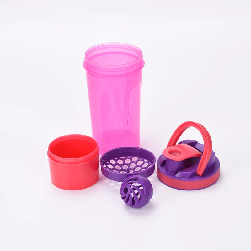 Shaker Outdoor Travel Portable Drinkware Tritan Plastic Whey Protein Powder Sport Shaker Bottle For Water Bottles With Straw
