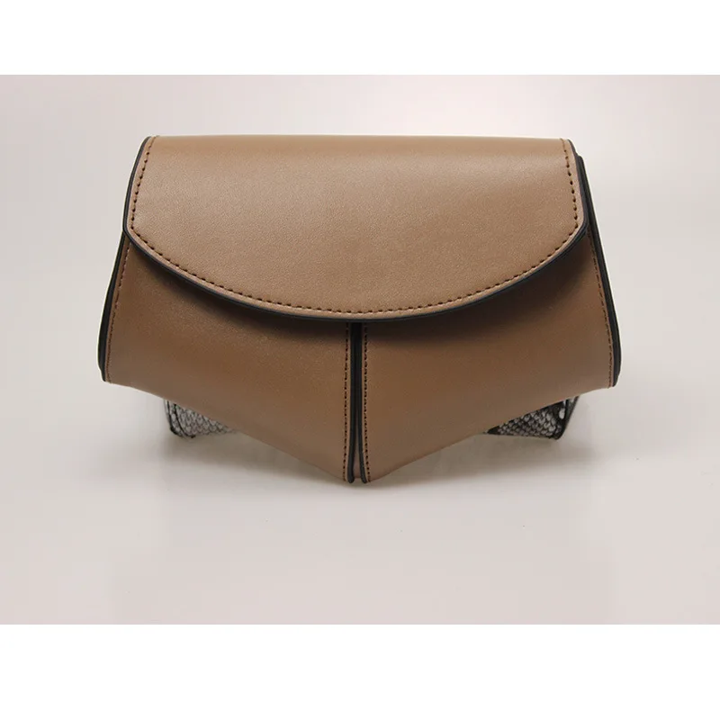 Женская поясная сумка-пояс на талию для женщин Дамская мини поясная сумка для денег кожаный нагрудный мешок Nerka Heuptas Sac Banane - Цвет: Coffee waist bag