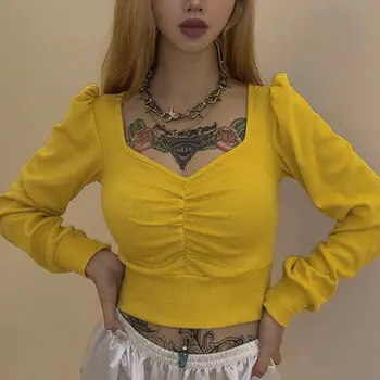 

Autumn Ladies Fashion New Women's Slim Knitted Pullover Jumper Casual Sweater V Neck Long Sleeve Knitwear