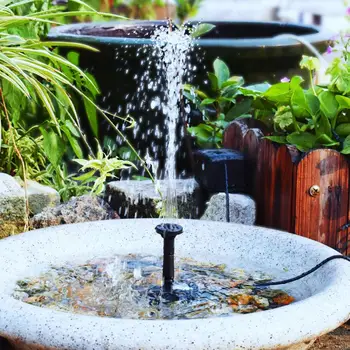 

9V 8W Garden Solar-Power Floating Brid Bath Water Fountain Pump Panel Kit Waterscape Decoration