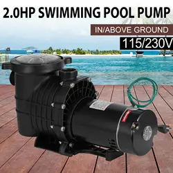 New 2HP Hayward Swimming Pool Pump Motor wStrainer Generic Hi-Flo Hot Tub Pump For Above Ground Pool Water Circulation Pool Pump
