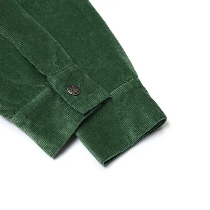 2 Pieces Sets Men Fashion Corduroy Retro Single Breasted Jacket Coat and Casual Straight Zipper Pants Joggers Streetwear Sets