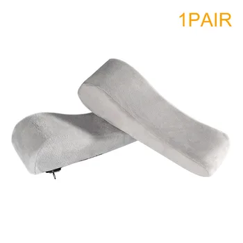 

1pair Soft Forearms Cushion Covers Office Armrest Pad Wheelchair Elbow Pillow Memory Foam Ergonomic Universal Pressure Relief