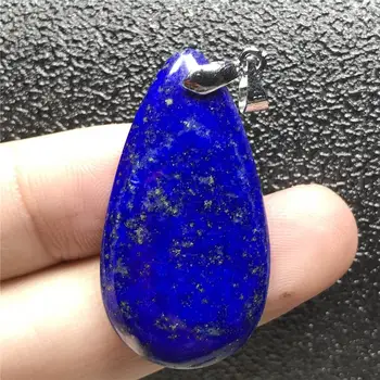 

Genuine Natural Royal Blue Lapis Pendant For Women Men Water Drop Crystal Stone 36x19x4mm Beads Necklace Pendant Jewelry AAAAA