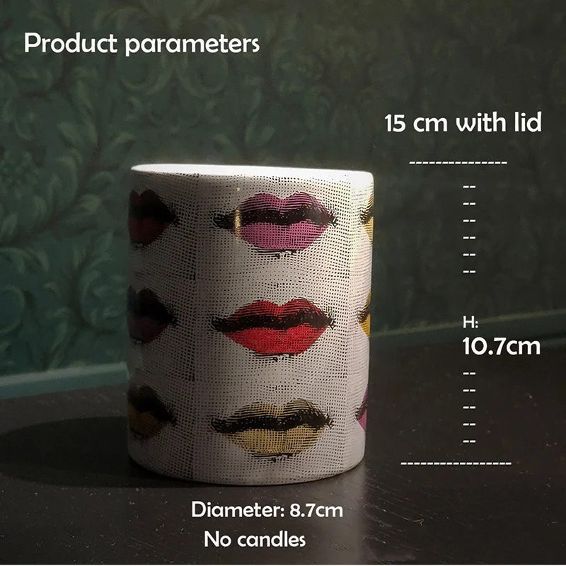 Двухсторонний подсвечник Fornasetti, канделябр, украшение для дома, изысканный керамический кувшин, чашка, цветочные горшки