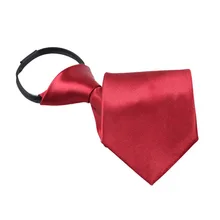 8 см галстуки на молнии для мужчин, Повседневные Вечерние Галстуки для жениха, мужские галстуки на шее, однотонные Галстуки, 150 шт