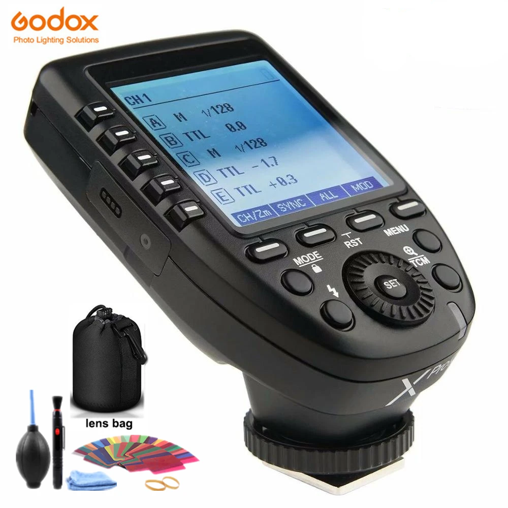 Godox Xpro-C/N/O/S/F/P 2 4G TTL беспроводной передатчик триггера X СИСТЕМА HSS 1/8000s для Canon Nikon Sony