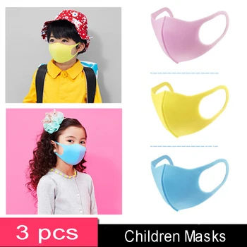 

3PCS Reusable Face Masks Children Anti Dust Masks for Children Teens