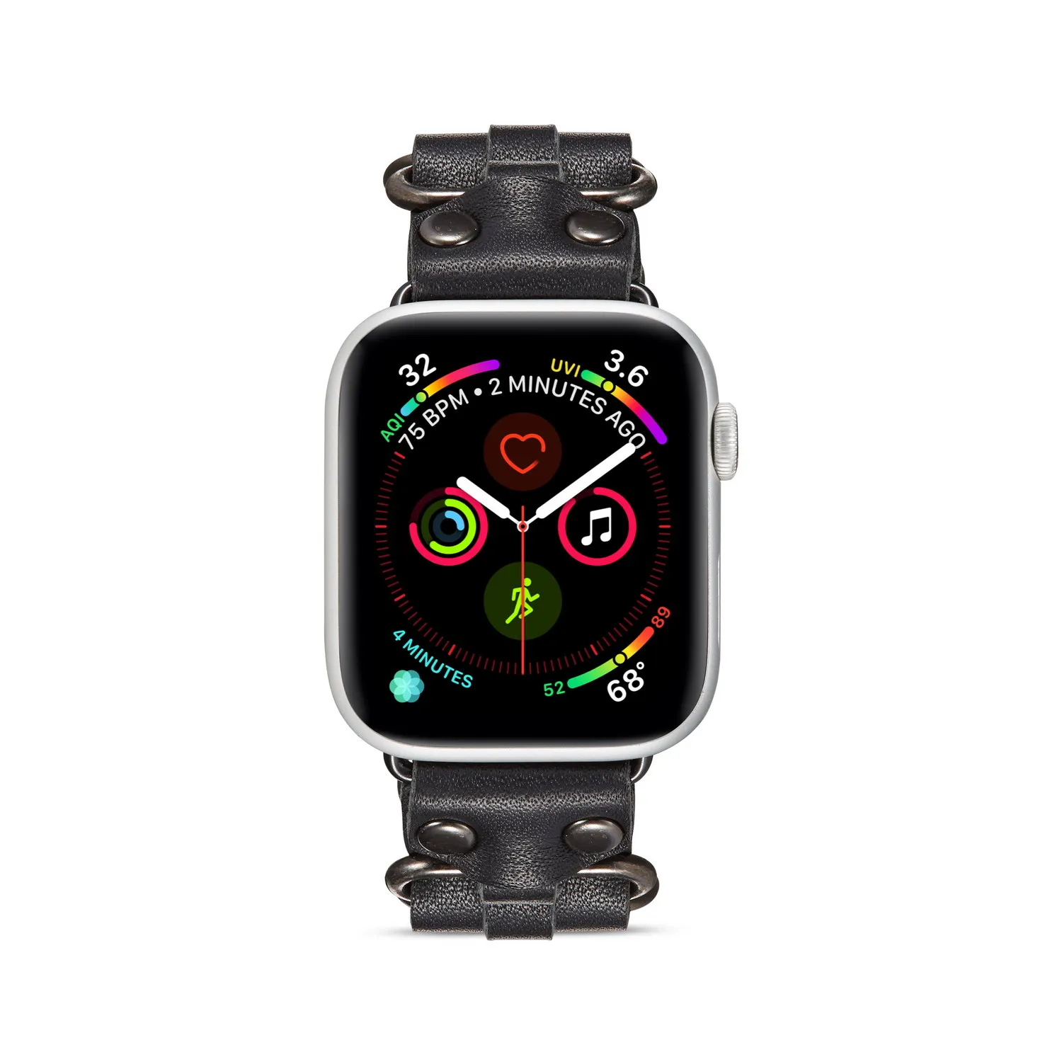 Ретро Кожаный ремешок для часов для apple watch 1 2 3 4 5 iwatch Ремешки для наручных часов 38 мм 42 мм 40 мм 44 мм