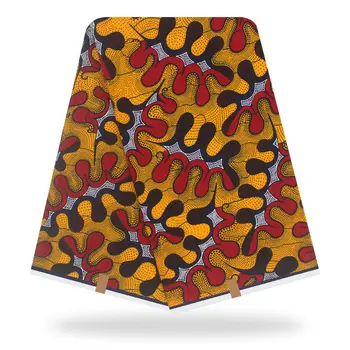 

2020 Royal Wax Batik Prints Africa Fabric 100% Cotton Ankara Kente Real print Wax Fabric Best Quality for Party Dress 6yards