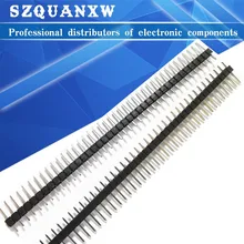 2.54mm singola fila maschio 2 ~ 40P Breakaway PCB Board Pin Header connettore Strip Pin header 2/3/4/5/6/8/10/12/15/20/40Pin per Arduino