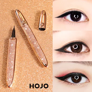 

HOJO Eyeliner Pendant Color Gemstone Star Diamond Princess Female Beginner Waterproof Non-staining Eyeliner Liquid Hard