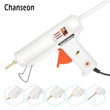 Copper-Nozzle-Heater Glue-Gun Repair-Tool Temperature Hot-Melt 150W Craft Chanseon Adjustable