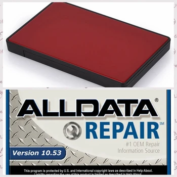 

Hot sale in 2020 ALLDATA 10.53 automatic car repair software in 640g external hard disk USB3.0, ALLDATA REPAIR manual free ship