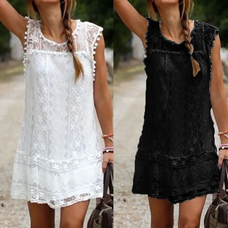long white lace dress uk