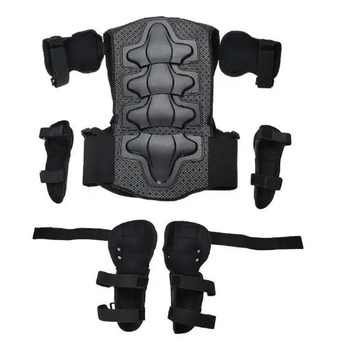 Youth Child Kids Body Protection Motocross Armor Vest suits skiing skating Armour elbow Knee care armor 5-14 years