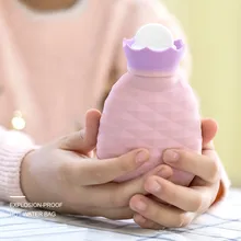 Красивая силиконовая грелка для воды в форме ананаса в форме фруктов, водонагреватель для рук, Спортивная туристическая бутылка для воды с