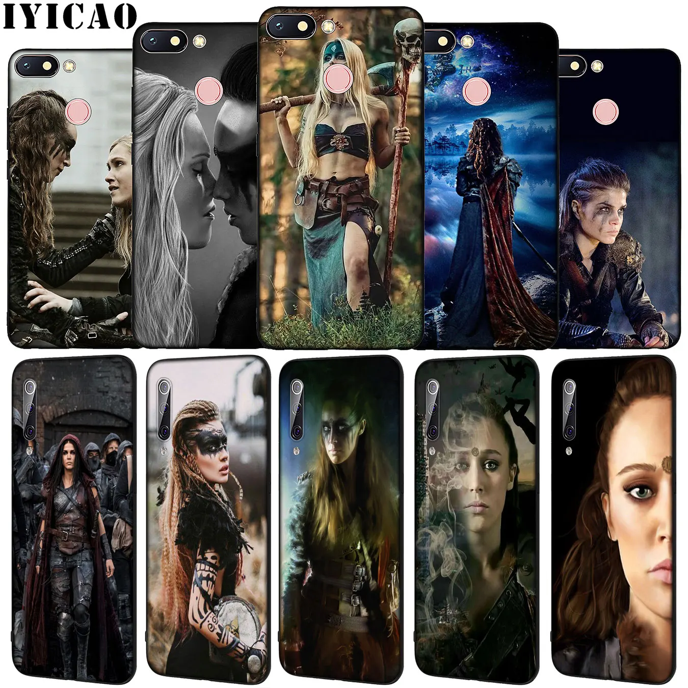 IYICAO Heda Lexa The 100 TV Soft Silicone Phone Case for Xiaomi Redmi Note 8 8T 8A 7 7A 6 6A 5 5A GO S2 K30 K20 Pro Black Cover | Мобильные