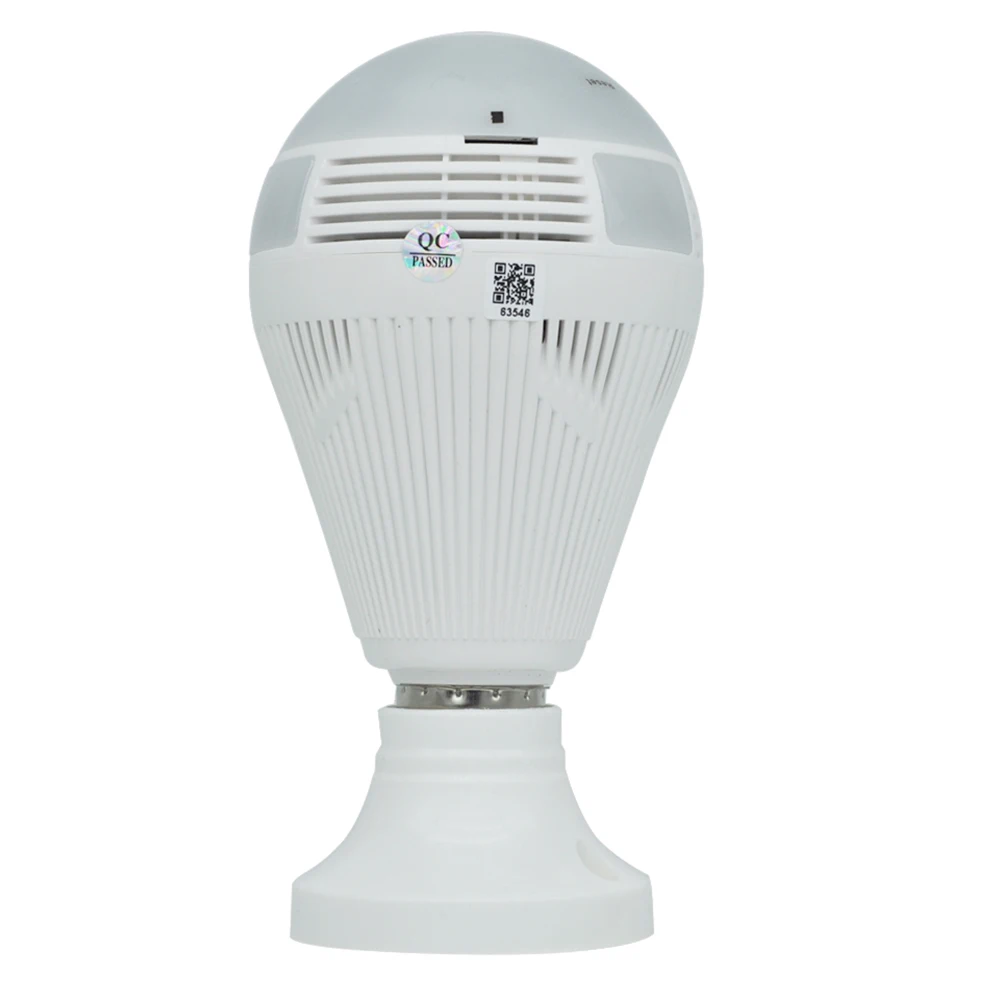 VESAFE светодиодный светильник 960P Беспроводная панорамная Домашняя безопасность WiFi CCTV рыбий глаз лампа ip-камера в форме лампы 360 градусов Домашняя безопасность защита от взлома