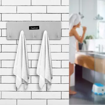 

Seamless Hanging Hooks Cabinet Cupboard Hanger Kitchen Bathroom Towel Hat Clothes Wall Hanger Home Bathroom Organizer