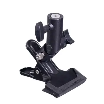 

Reflector Clip E-shape Clamp Light Stands Attachment for Background Reflector G92E