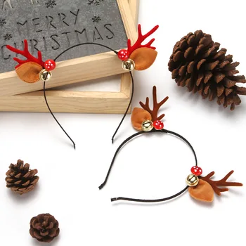

Christmas Holiday Hair Bands Pinecone Mushroom Bell Model Sell Meng Hair Accessories Barrettes