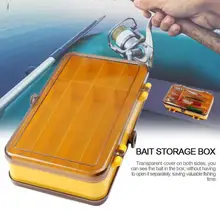 Двухсторонние рыболовные аксессуары для приманки коробка для хранения рыболовная коробка двухсторонние контейнеры водонепроницаемые коробки для ловли нахлыстом
