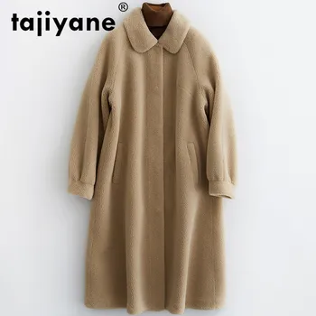 

Real Fur Coat Wool Jacket Autumn Winter Coat Women Clothes 2019 Korean Vintage Sheep Shearling Suede Lining Women Tops ZT3769