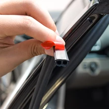 Автомобильный Стайлинг B Тип автомобиля резиновое уплотнение звук изоляционный уплотнитель отделка края шумоизоляция двери автомобиля уплотнительная лента аксессуары