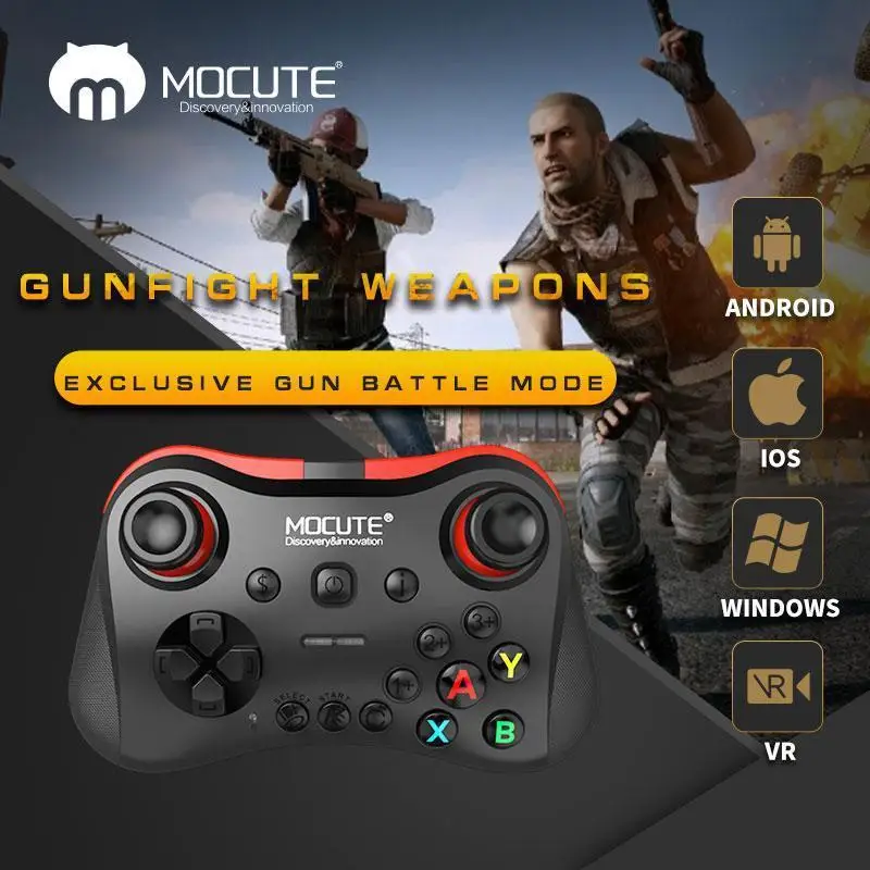 Mocute 056 Dzhostik Game Pad Bluetooth Gamepad Pubg Controller Mobile Trigger Joystick For iPhone A