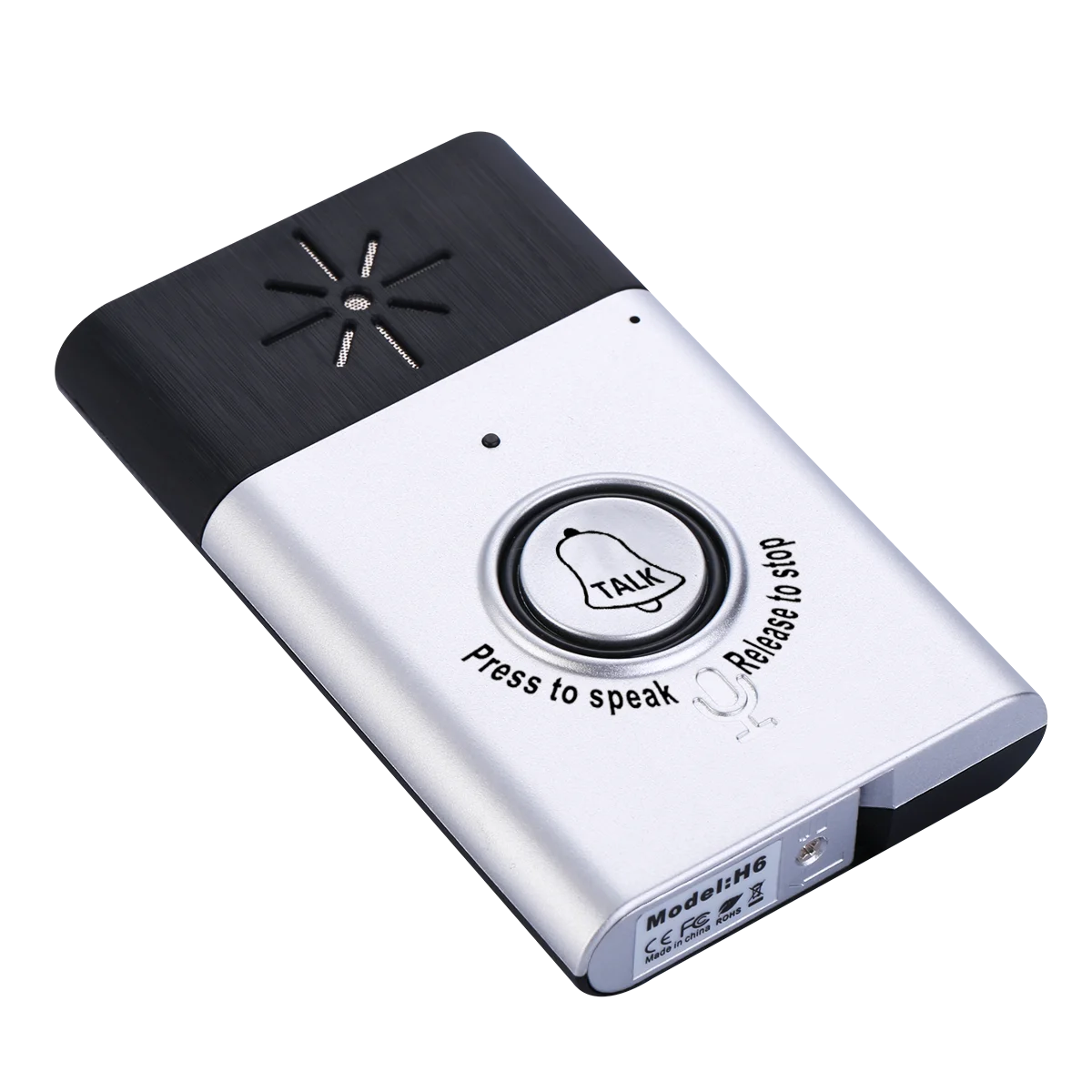 Hands Free 2.4Ghz Wireless Voice Intercom Door Phone Press To Talk Doorbell