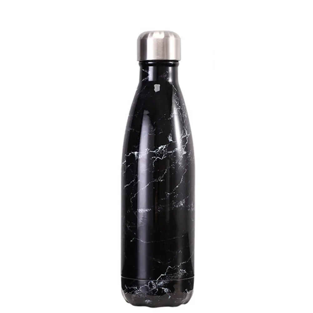 Insulated Water Bottle Chilly Flask Vacuum Stainless Steel 500ml Sport Water Cup