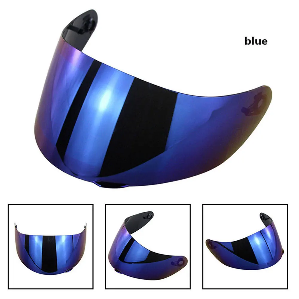 Blue Colorful Vehemo очки мотоциклетный шлем объектив козырек маска шлем объектив полное лицо противотуманные защитные очки для K3SV K5 - Цвет: Blue Colorful