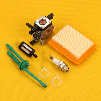 

For Stihl Carburetor kit MM 55 MM55C Tiller Air Fuel Filter Primer Bulb