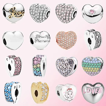 

2019 100% 925 Sterling Silver Classic Winter Love Lady Charm Bracelet DIY Accessories Safety Clip Free Shipping Wholesale