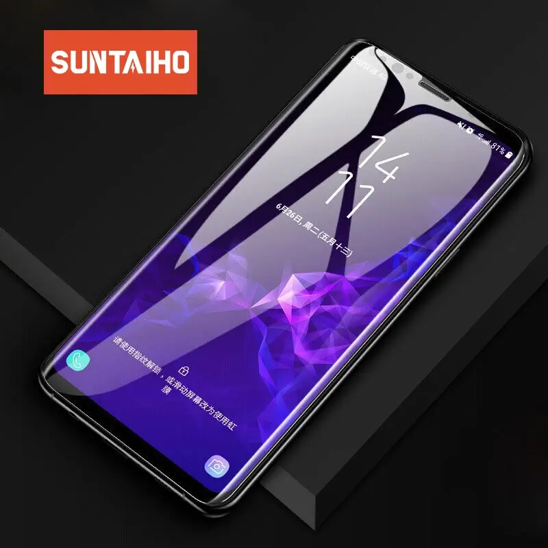 Suntaiho 3D изогнутое полное покрытие закаленное стекло для Samsung Galaxy A6 2018 Plus защита