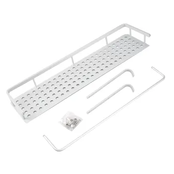 

Bathroom Shelf Shelves Space Alumimum 1/2/3 Tier Home Kitchen Bathroom Shower Storage Shelf Caddy Basket Rack wall mounted Sale
