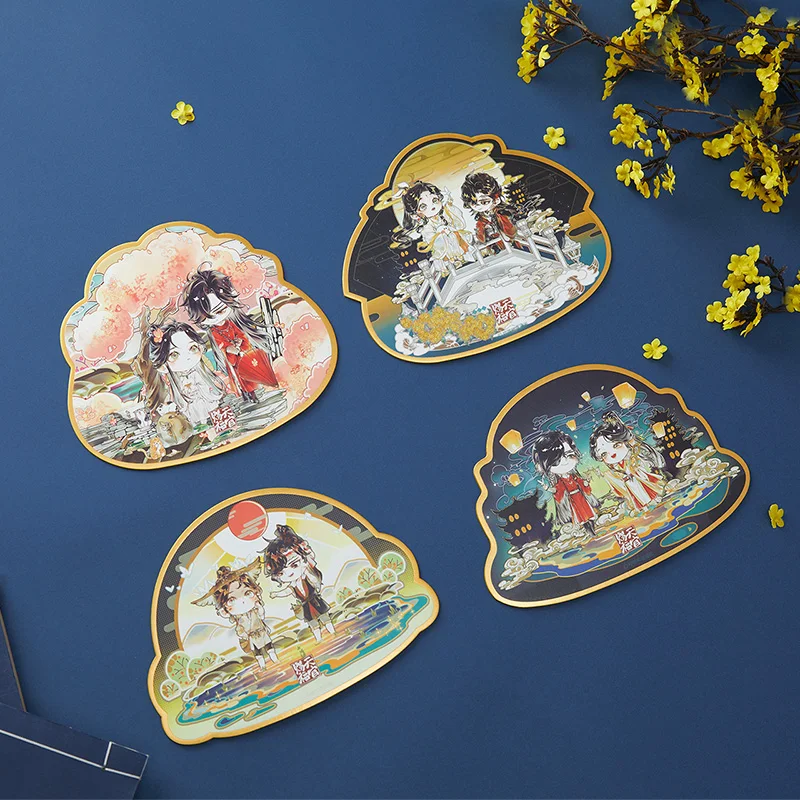 Heaven Officials Blessing  Special-Shaped Painting Picture Color Paper Collection Card Tian Guan Ci Fu Painting Card