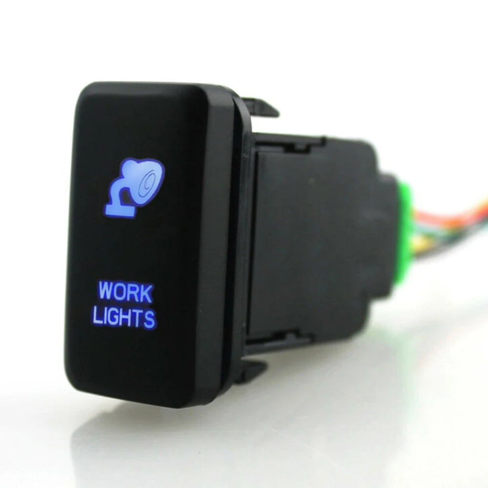 Sale On-Off Push Switch For Toyota Tacoma FJ Cruiser 4Runner Highlander LED Light Bar Switch Push Button ► Photo 2/6