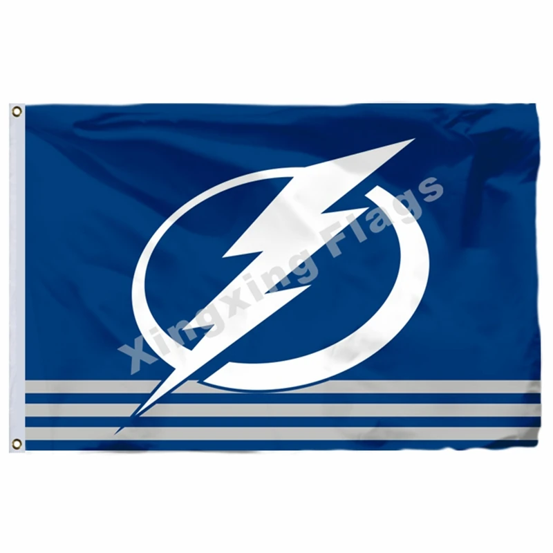 D1 Tampa Bay Lightning Кубок Стэнли флаг чемпионов 3ft X 5ft полиэстер баннер Летающий Размер № 4 90X150 см пользовательский флаг - Цвет: D1