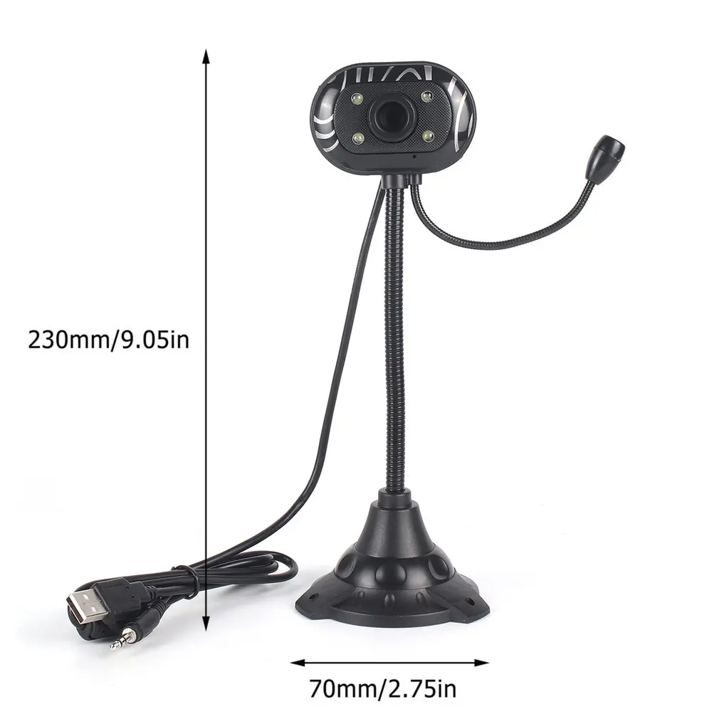 USB 2,0 10 мегапикселей веб-камера 4 светодиодный HD веб-камера ...