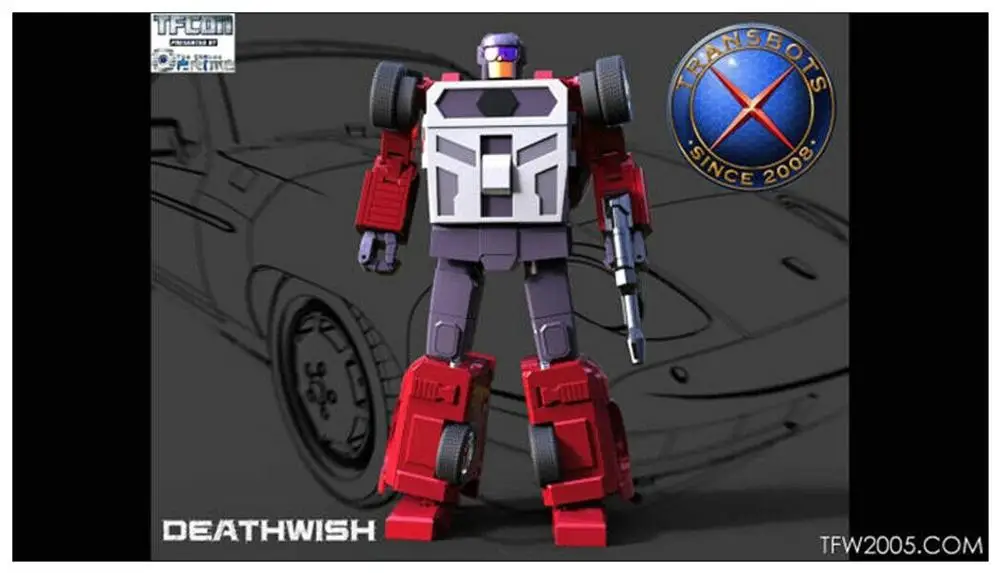 X-Transbots MX-15 Deathwish сплав G1 тупик трансформация игрушка в