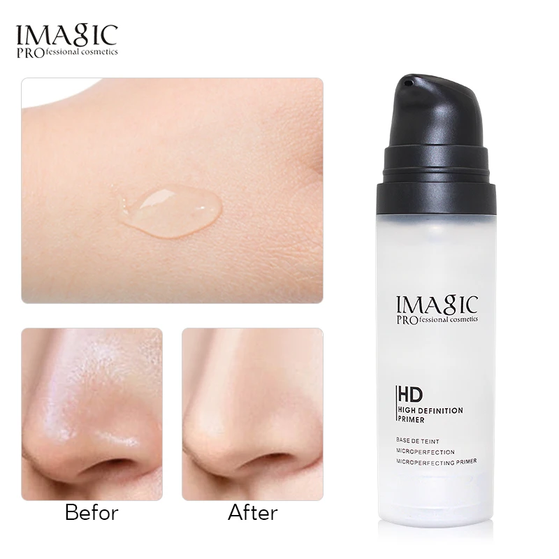 Imagic-creme pré-maquiagem, líquido, claro, gel, duradouro, oil-control,