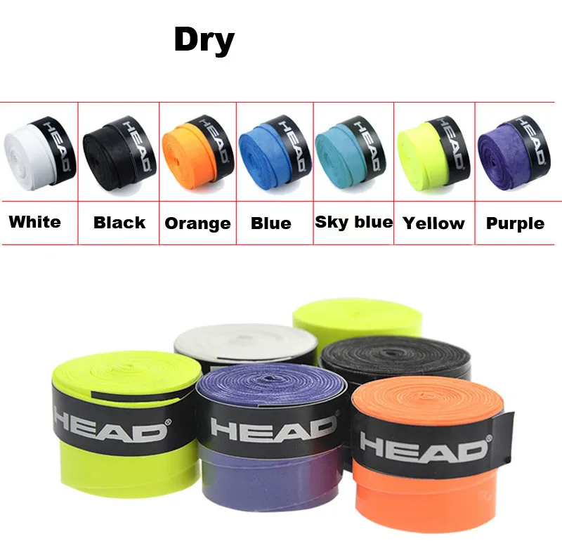 60Pcs Original HEAD Tennis Overgrip Tennis Racket PU Anti-skid Sweatband Absorbed Tape Tenis Racquet Damper Grip tennis overgrip sticky overgrip racket grip tape racket overgrip
