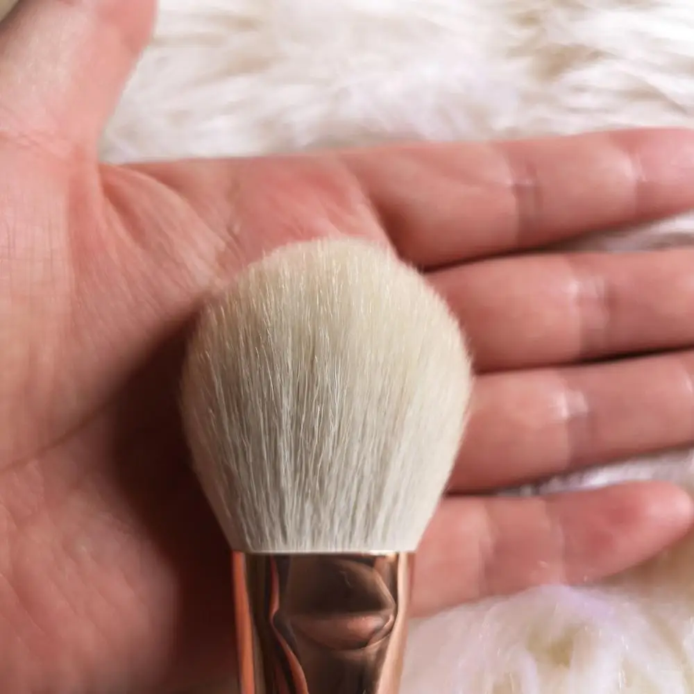 Shoushoulang Professional Handmade Make Up Brush Angled Blush Blusher Brush HZ1005 Soft Saikoho Goat Hair Makeup Brushes 3