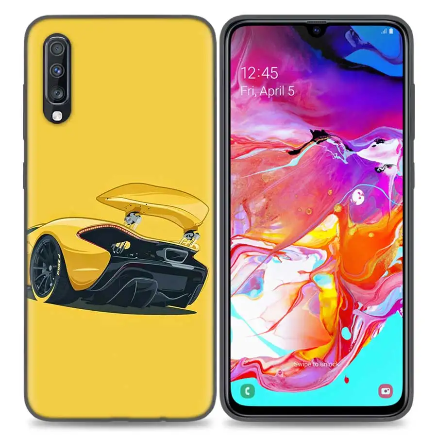 Силиконовый TPU чехол КРЫШКА ДЛЯ samsung Galaxy A50 A80 A70 A60 A40 A30 A20 A20e A10 A9 A8 A7 A6 Note 8, 9, 10, плюс 5G роскошные автомобили - Цвет: 04